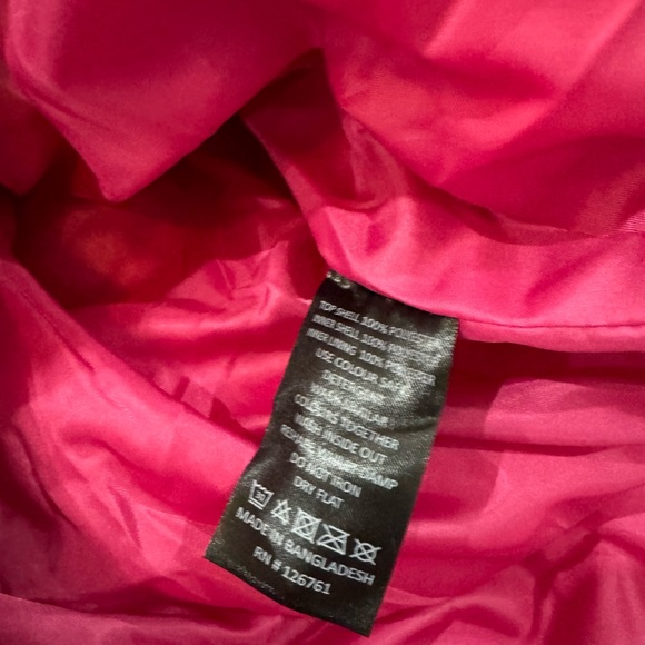 NWT Culture Couture‎ Pink Hooded Puffer Coat Large Women’s Size Large - Picture 5 of 8